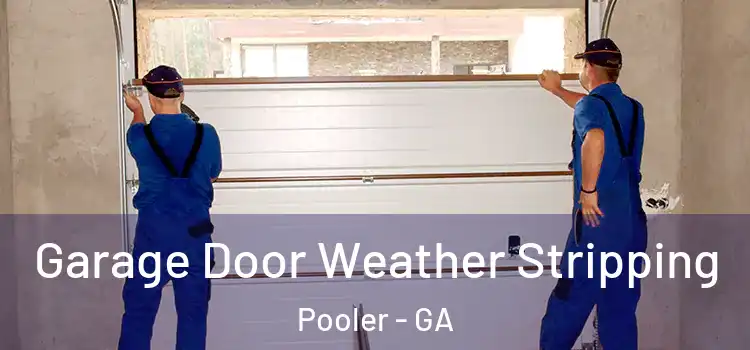  Garage Door Weather Stripping Pooler - GA